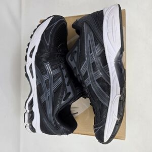 ASICS Gel Kayano 14 Black Graphite Grey Gray Leather Men's 10 1201A467-001